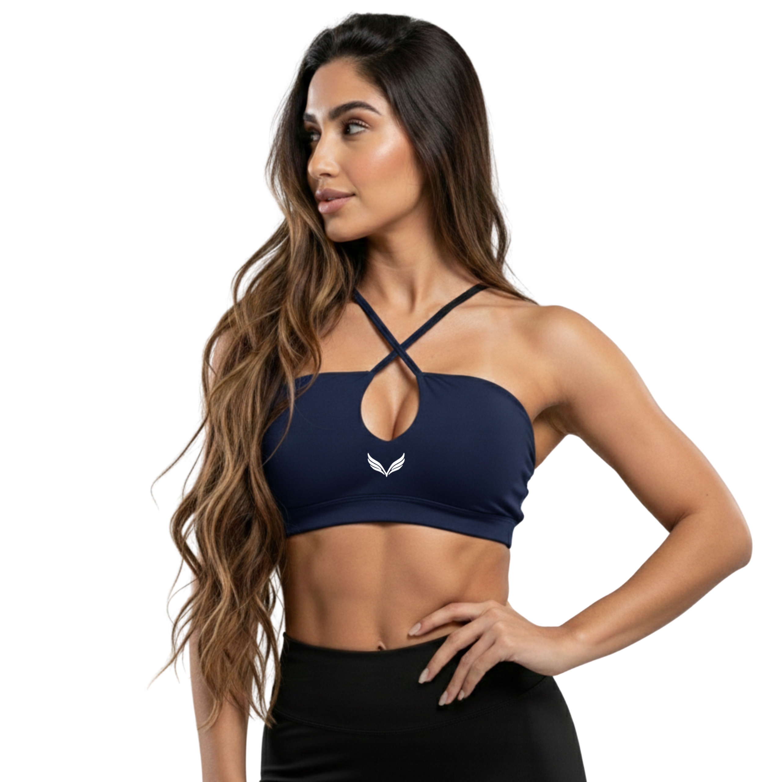 Vivora Femmeshape Stanik Sportowy Z Regulowanymi Ramiączkami Niebieski L