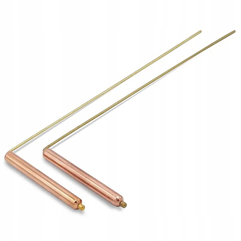 Różdżka radiestezyjna (para) mosiądz miedź 34x13 cm