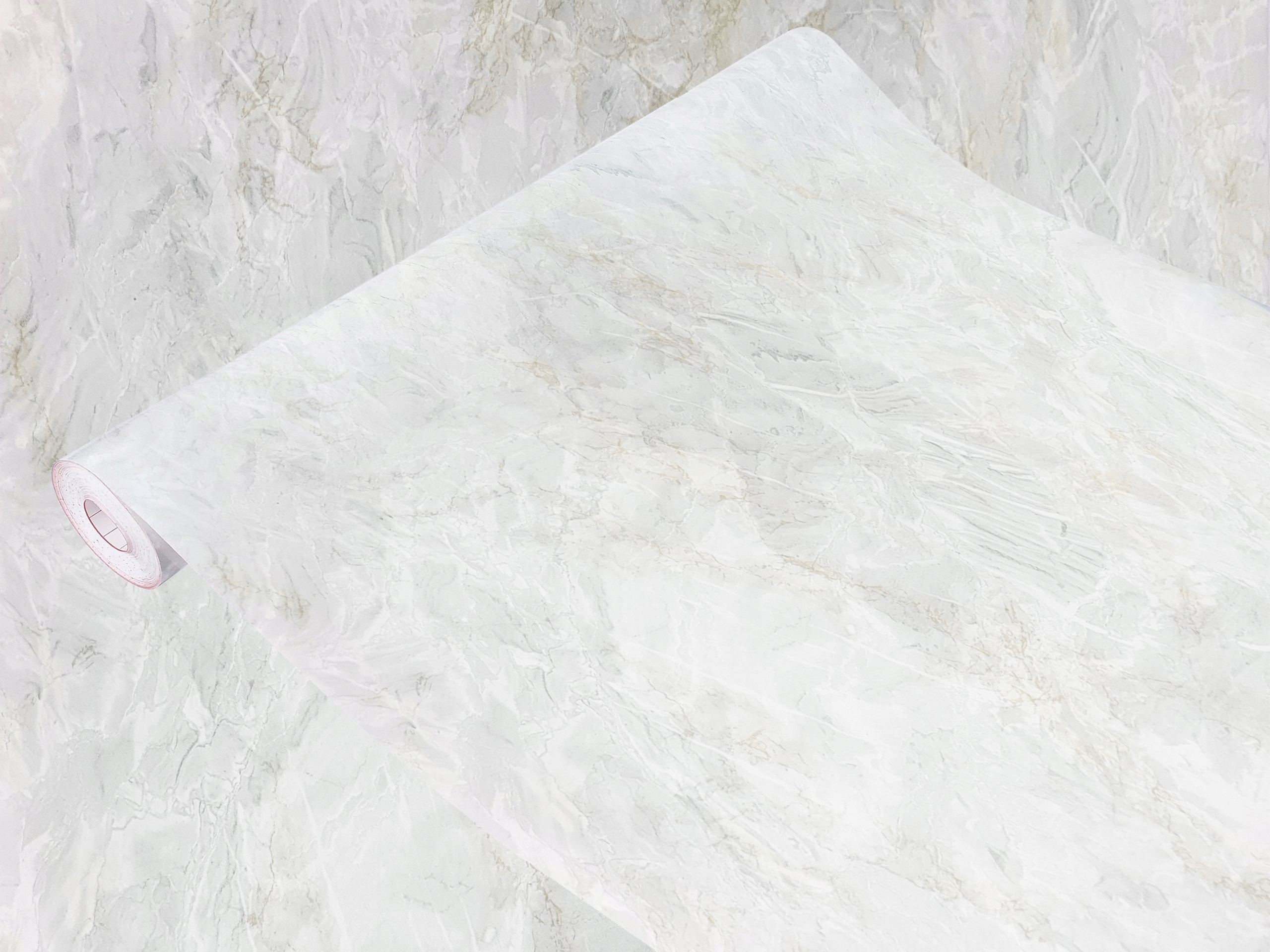 Samolepicí dýha Samolepka Vzor Mramor Zlatá Fólie Pvc Renovace nábytku