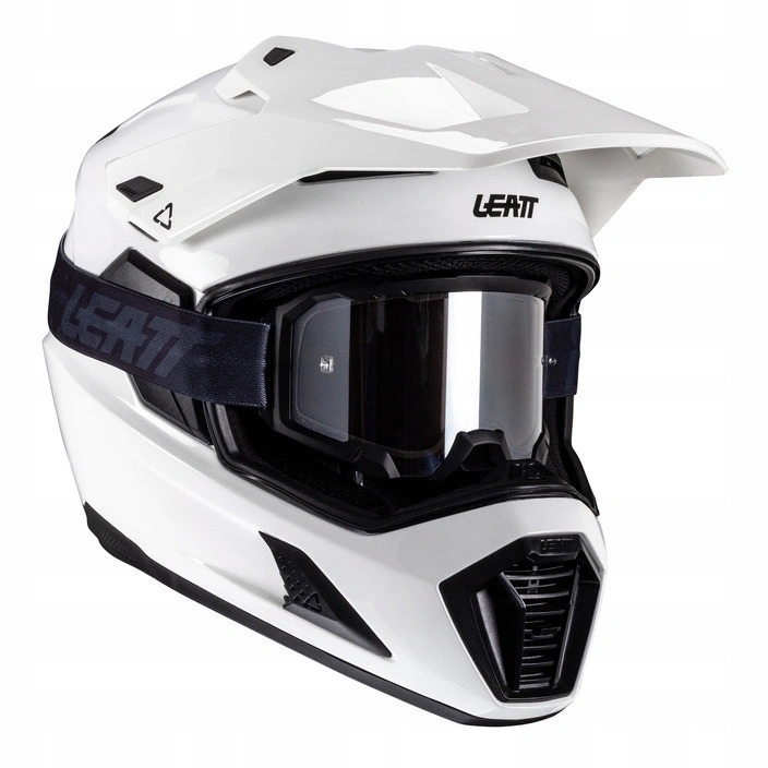 Prilba cross s okuliarmi Leatt Kit Adv 8.5 V25 White biela Darčeky