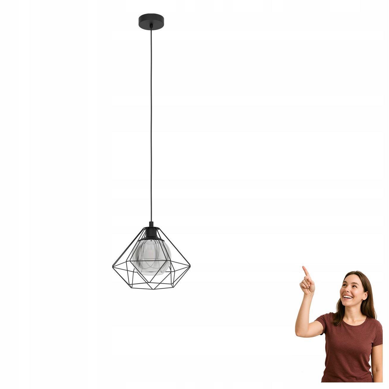 Závesná lampa Vernham 43482 Eglo