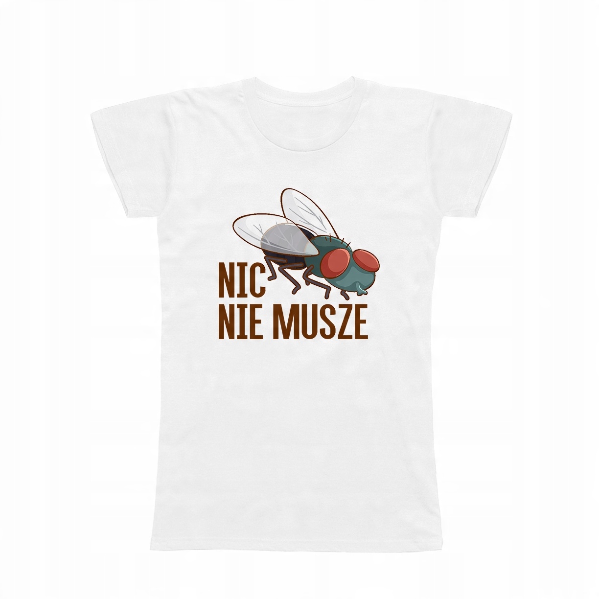 

XXL - Koszulka T-shirt Nic Nie Musze Mucha Prezent