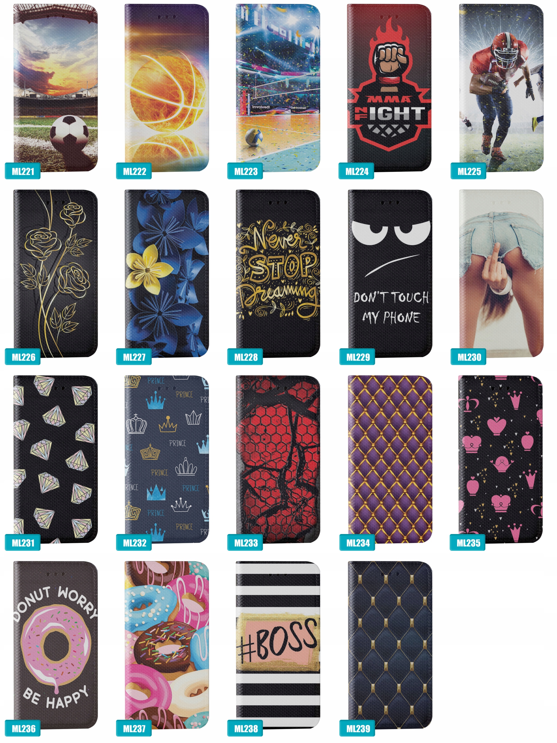 ETUI MAGNET do Motorola Moto E7 Power + SZKŁO Załączone wyposażenie szkło hartowane