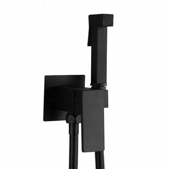 Podomítková bidetová baterie s regulací teploty vody Tepe Cubic Černá