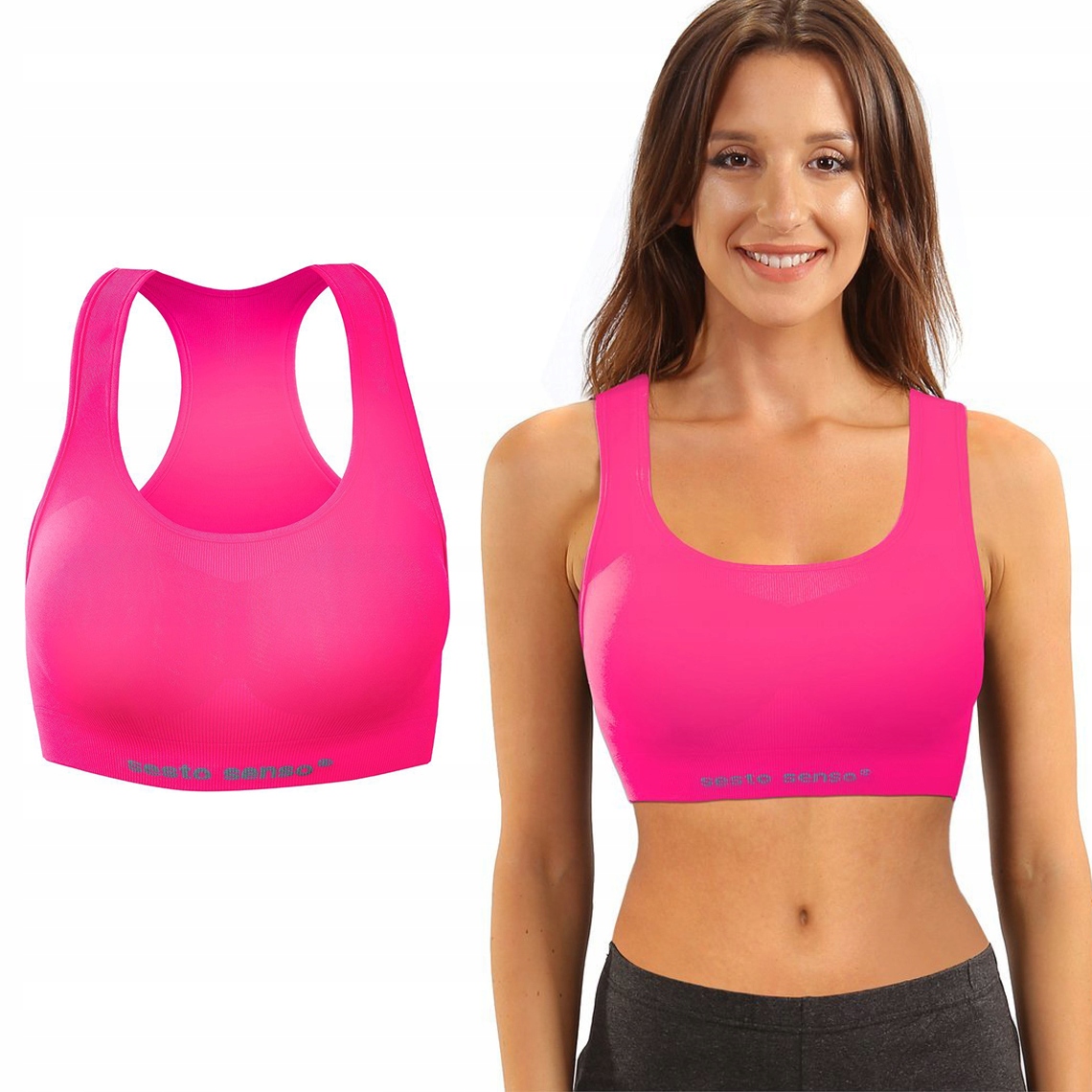 

Biustonosz sportowy Top damski sesto senso r L/XL