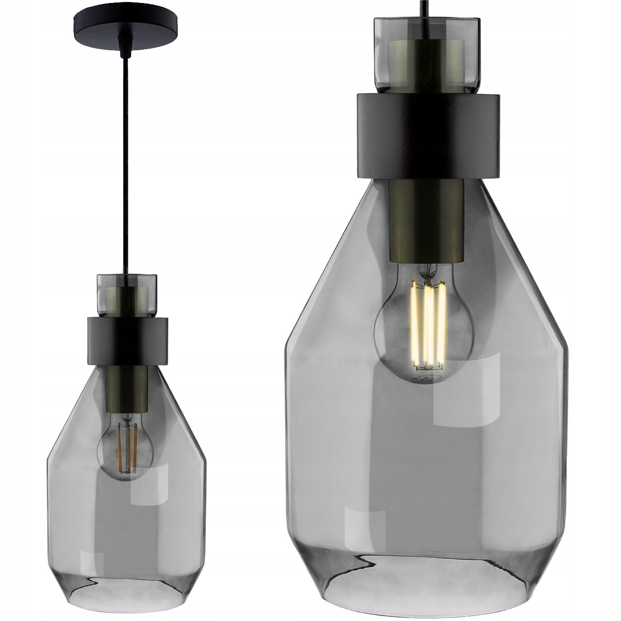 

Lampa Wisząca Sufitowa Nowoczesna Żyrandol E27 Led
