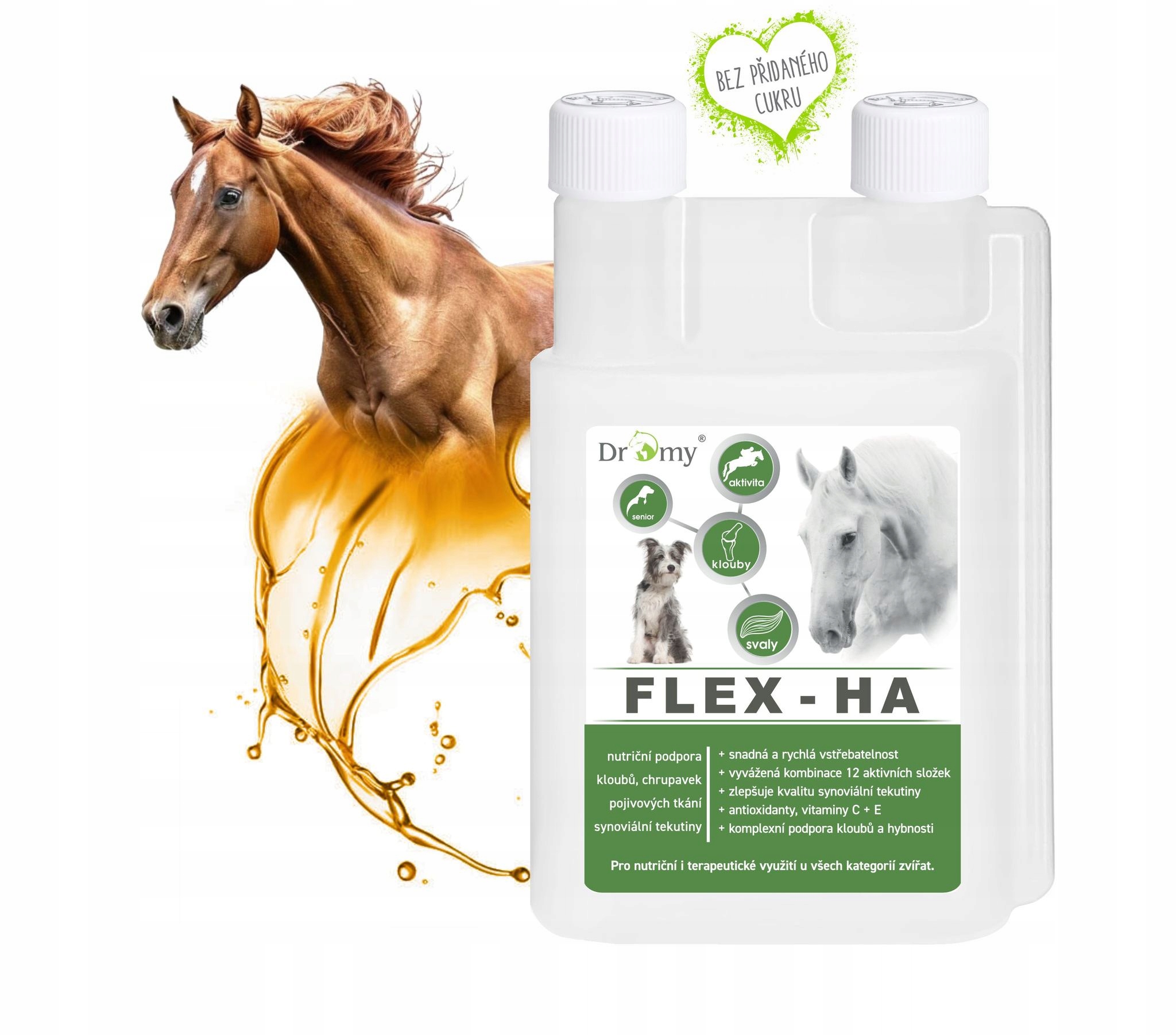 Nowość!!! Dromy Flex dla koni, psów najlepszy na stawy 1000 ml