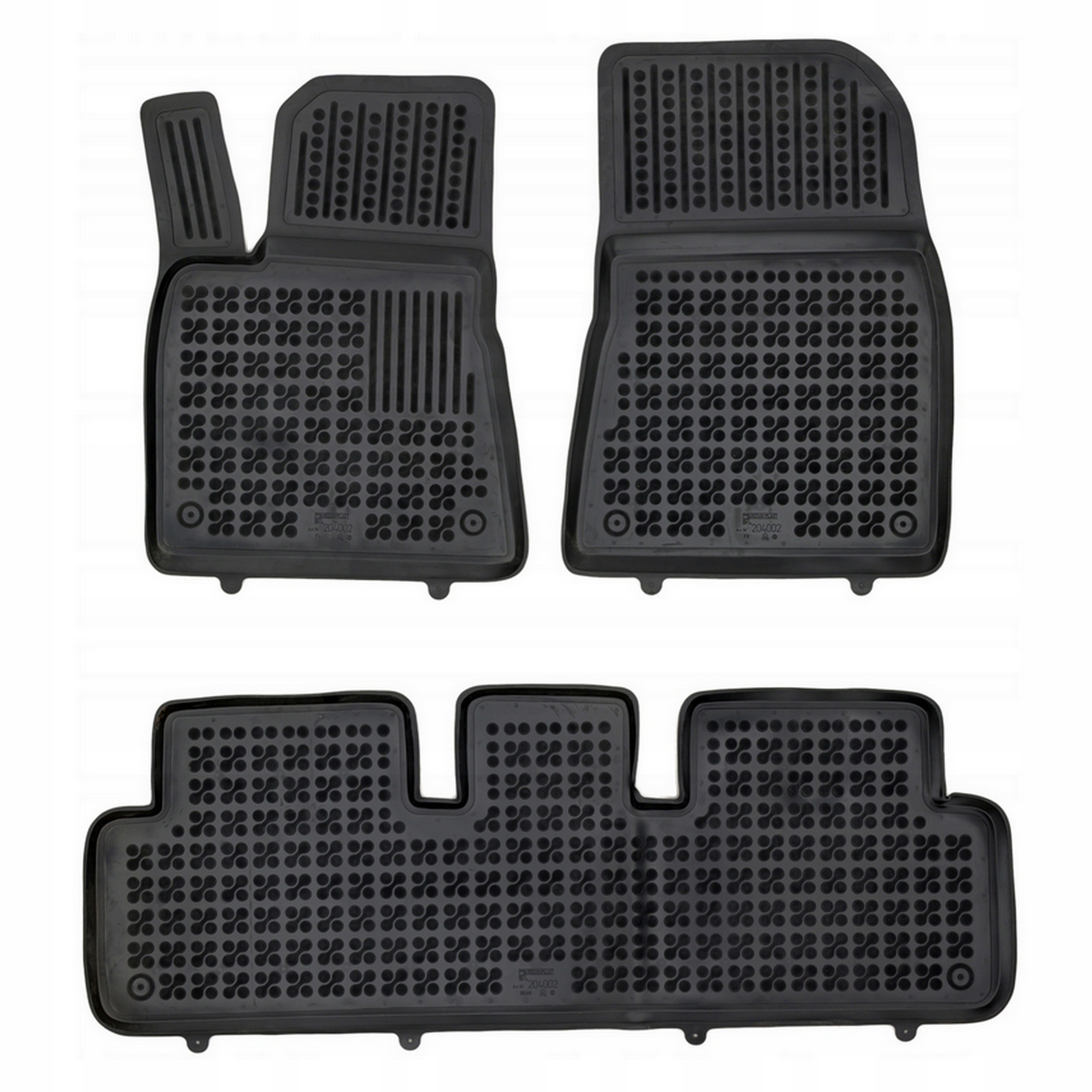 Tesla model 3 2017-2021 Gumové Koberce vysoký okraj 3 cm Korytka