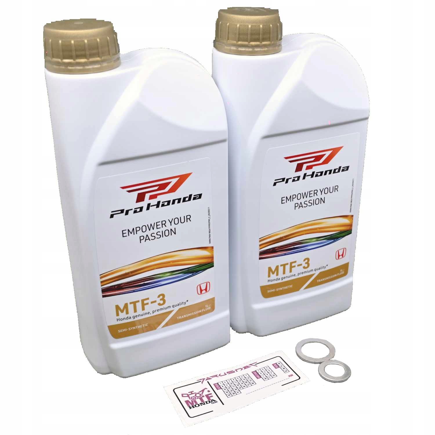 2x MTF-3 Originálny Olej Honda Do Manuálnej Prevodovky Accord CIVIC Crv