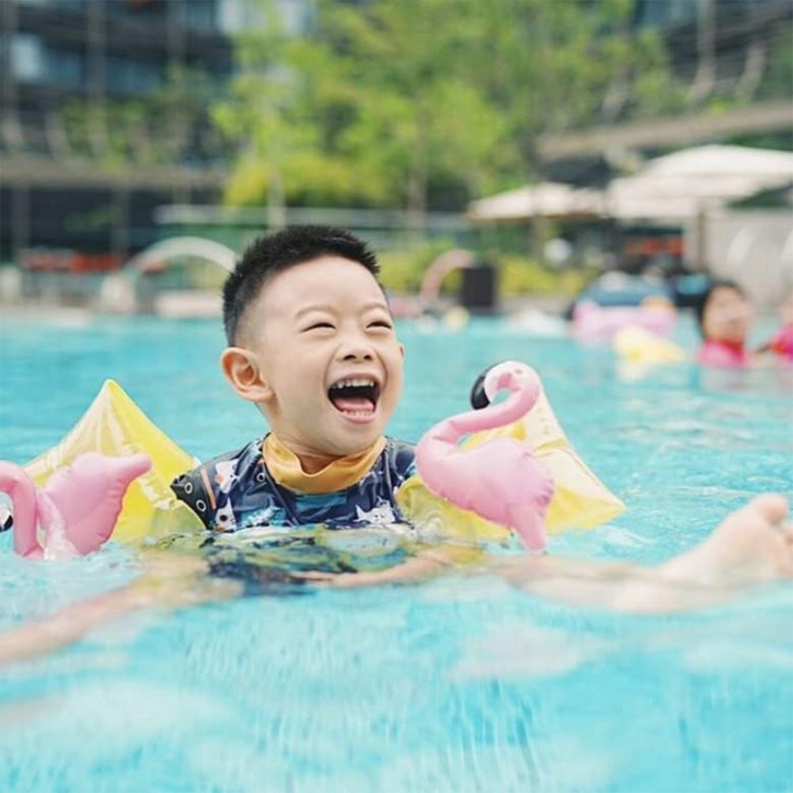 RĘKAWKI DO PŁYWANIA DMUCHANE MOTYLKI DO PŁYWANIA BASEN PŁYWACZKI FLAMINGI Marka bez marki