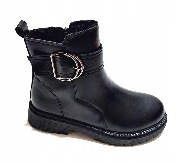 

Modne Buty Damskie Botki Czarne Ocieplane R0Z 41