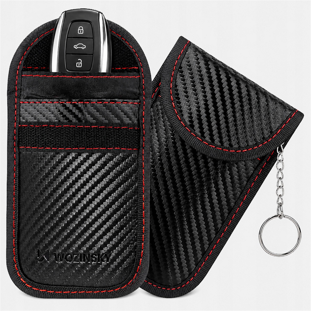 Etui Na Kluczyk Samochodowy Keyless Blokada Sygnału Rfid Klatka Faradaya