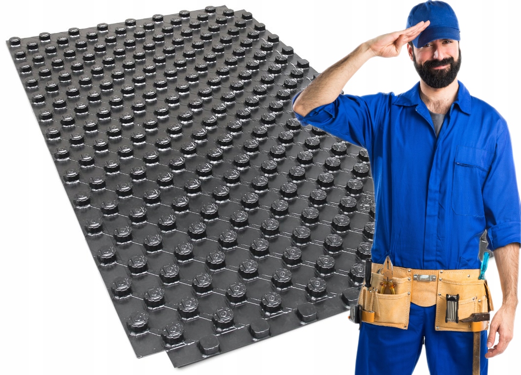 Płyta Ogrzewania Podłogowego Eurotop Wypustki Podłogówka 1450x850x20mm N-ps-Zdjęcie-0