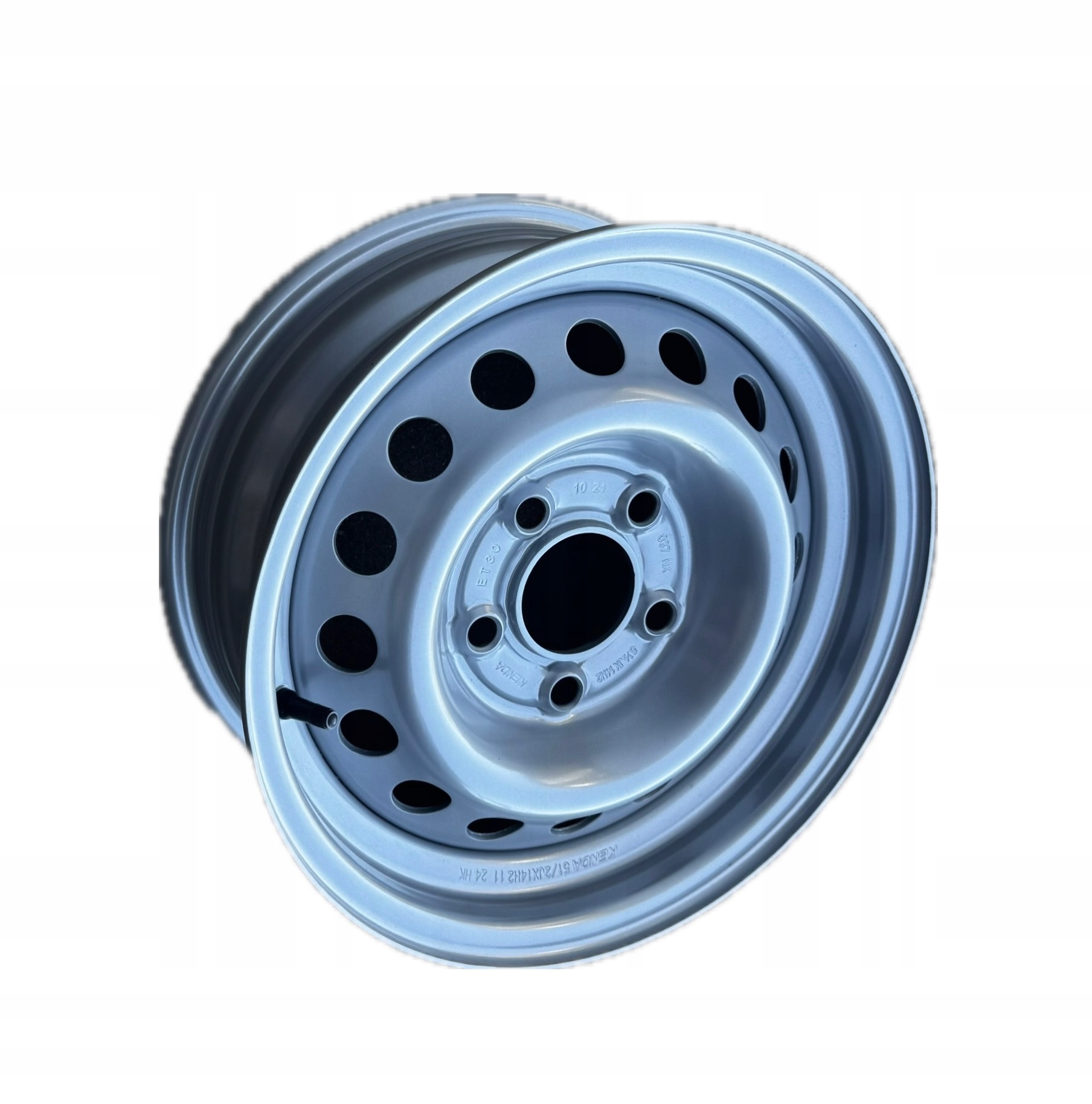 Ráfek 14" Kenda Ocelový Stříbrný 5x112 ET30 Nový Kemp 66,5mm Odtahové vozy 5,5J