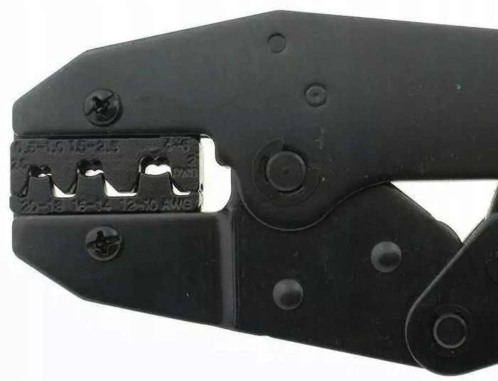 Zaciskacz konektorów nieizolowanych 0.5-1, 1.5-2.5, 4-6 mm² - AWG20-10 Marka Hanlong