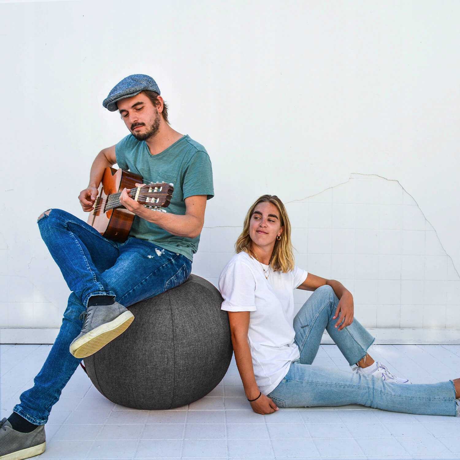 Piłka do siedzenia ciemnoszara balansująca 65cm Kod producenta BPPILKA65CSZARY