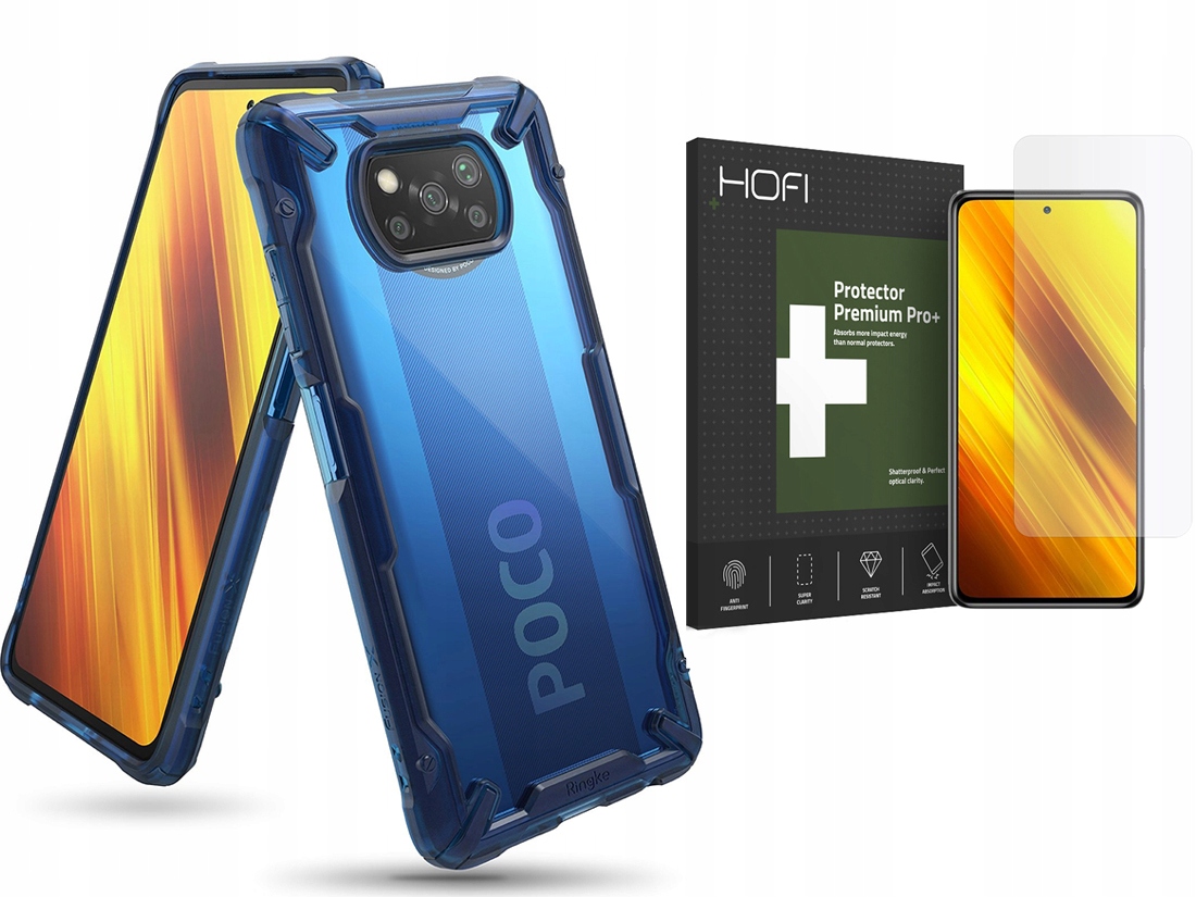 

Ringke Etui Obudowa Do - Xiaomi Poco X3 Pro +szkło