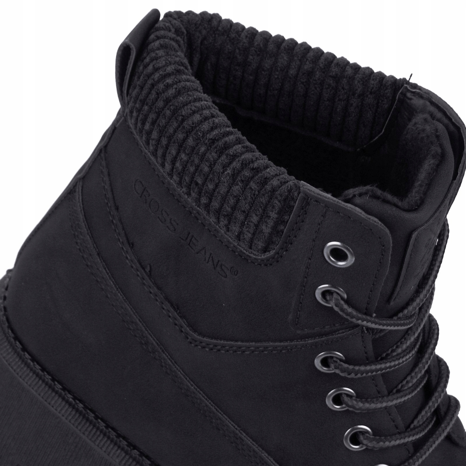 BUTY damskie przejściowe botki CROSS JEANS trzewiki MM2R4012C 39 Nazwa koloru producenta czarny