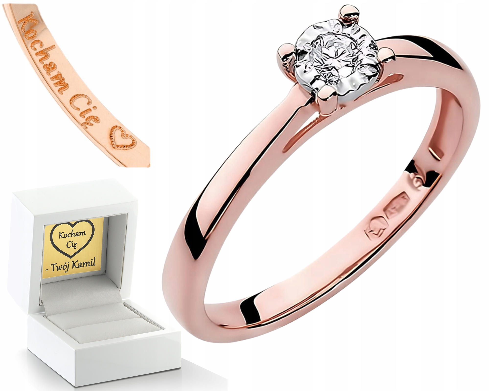 Prstýnek S Chovným Diamantem Zlato 585 Etický Šperk