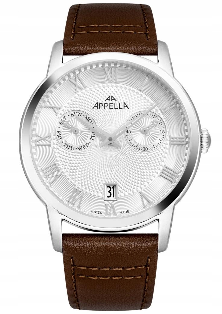 Nové Originální Pánské hodinky Appella L70007.5B33QF Gravírování