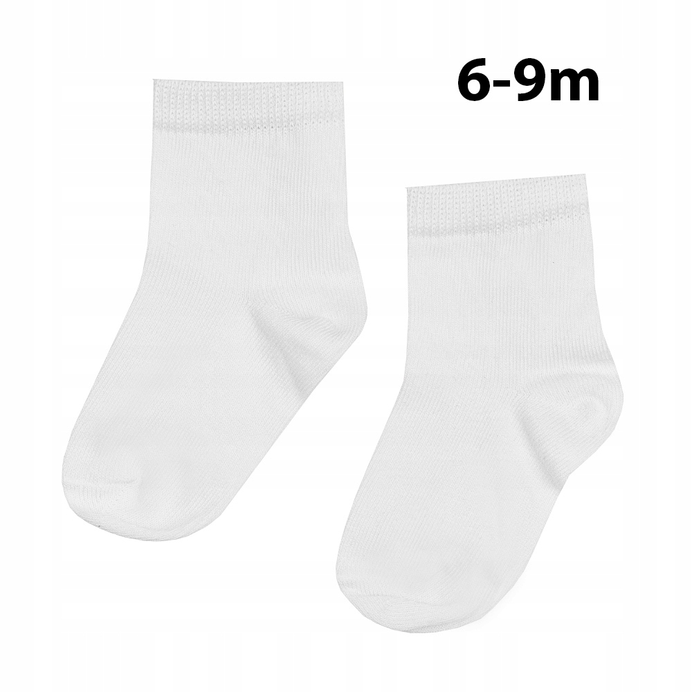 

Skarpetki białe 6-9m Chrzest chłopiec dziewczynka