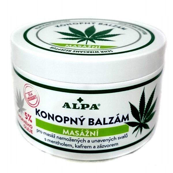 

Alpa konopna maść na ból mięśni i stawów