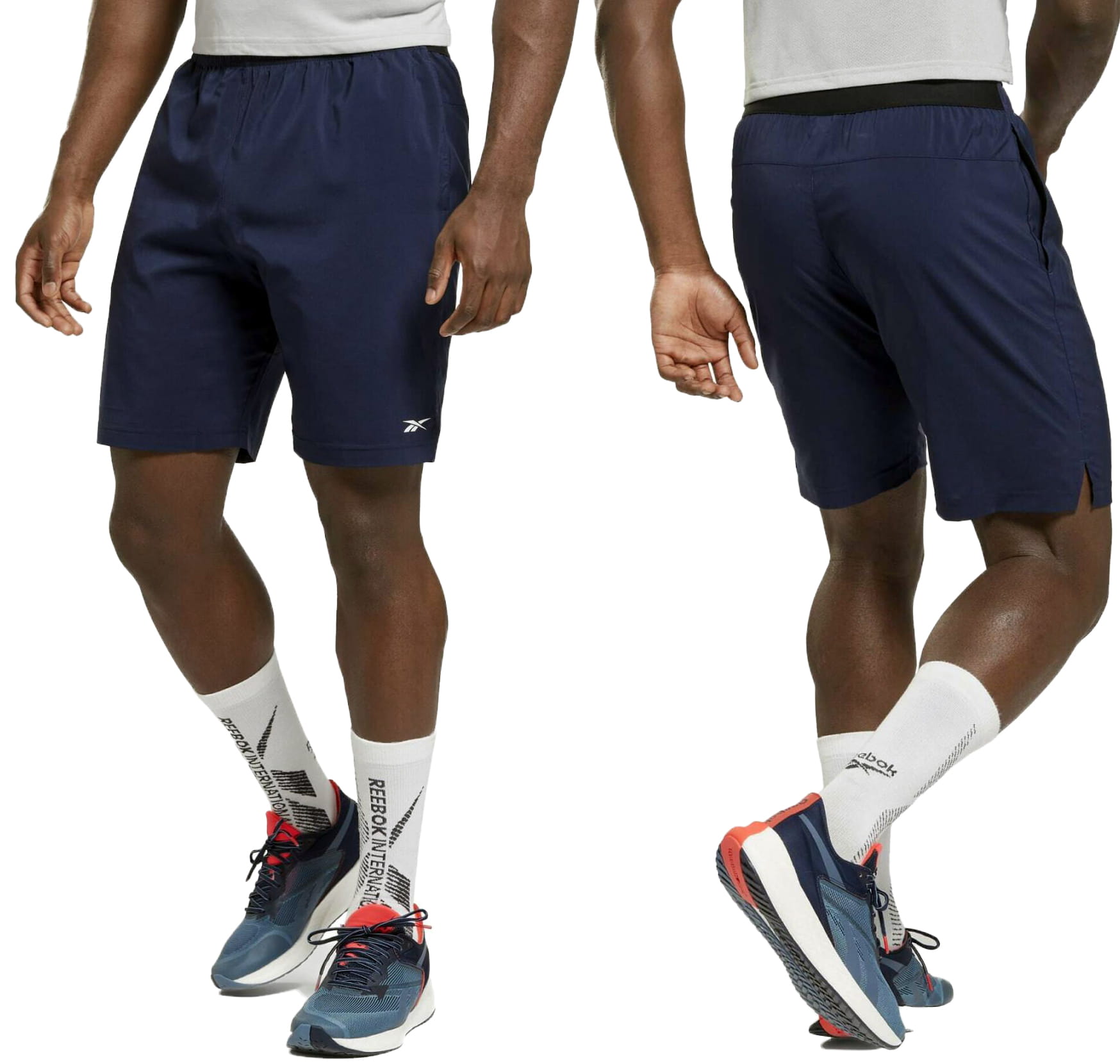 Reebok Krótkie Spodenki Męskie Treningowe Termoaktywne Na Siłownię M