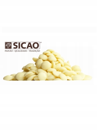 Levně Čokoláda bílá Sicao 28% 2,5 kg