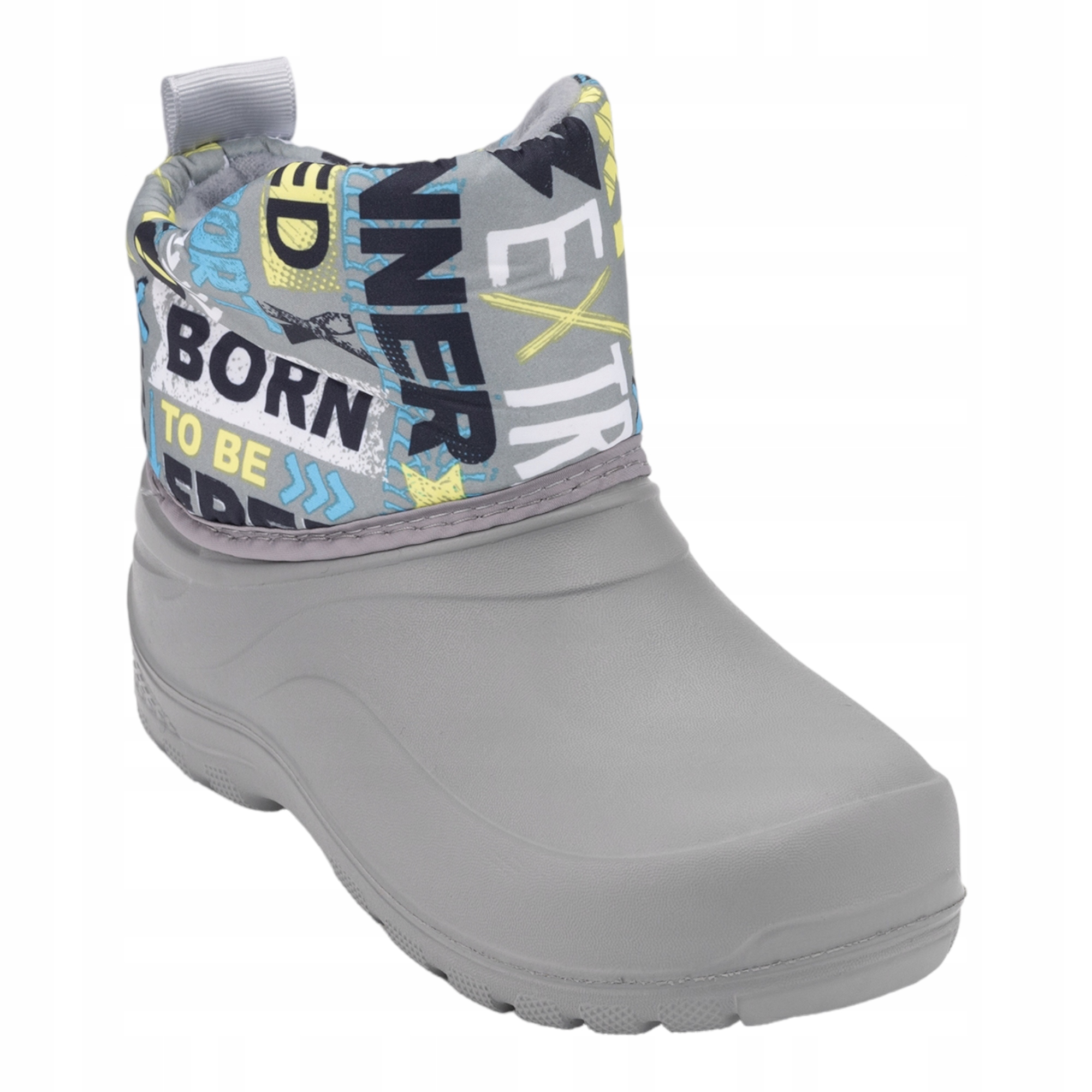 BUTY DZIECIĘCE OCIEPLANE KALOSZE ŚNIEGOWCE 34/35 082 SAINT GRAY DZIECIĘCY K Rozmiar (new) 34