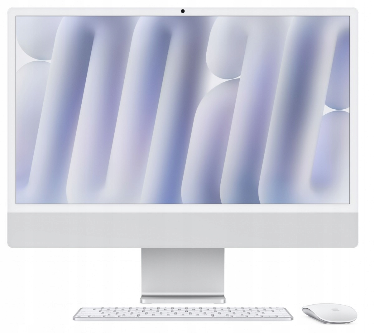 Apple iMac 24 cale: M4 10/10, 16GB, 256GB Ssd Srebrny Nano
