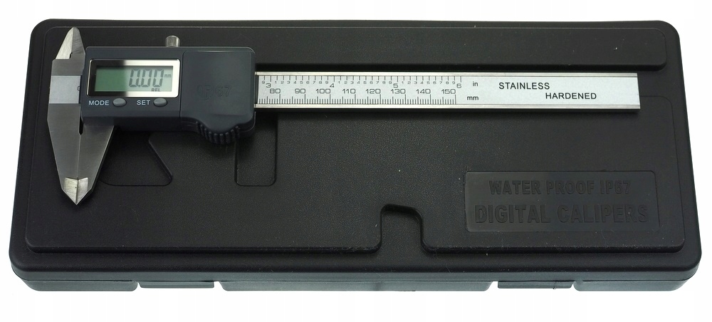 Suwmiarka elektroniczna cyfrowa 150 mm norma IP67 Maksymalny zakres pomiaru 150 mm