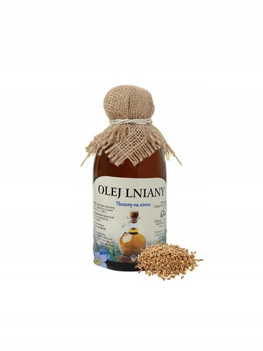 Levně 3X Lněný olej Lisovaný Za Studena 480 ml Flos Zdraví a příroda