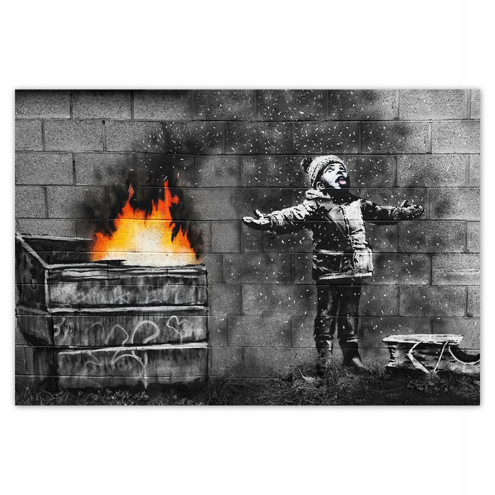

Fototapety flizelina 152x104 Banksy Smog Śnieg