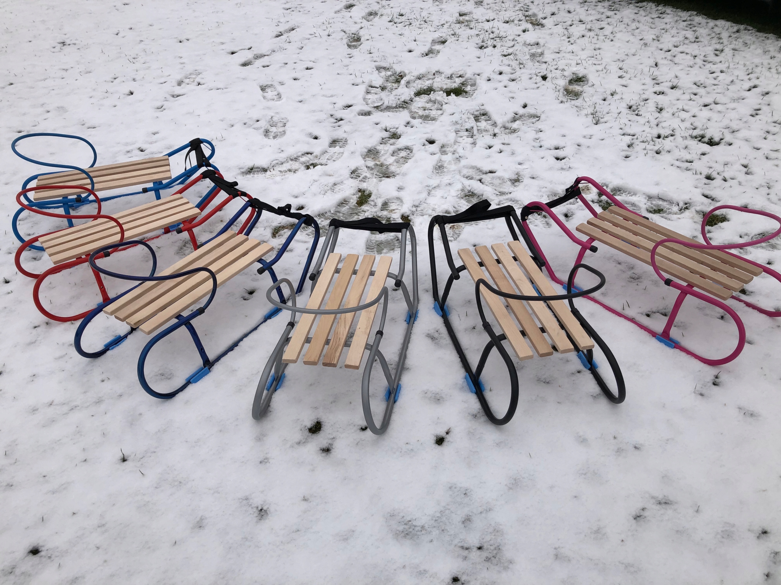 Metalowe sanki tradycyjne Banasiak Premium