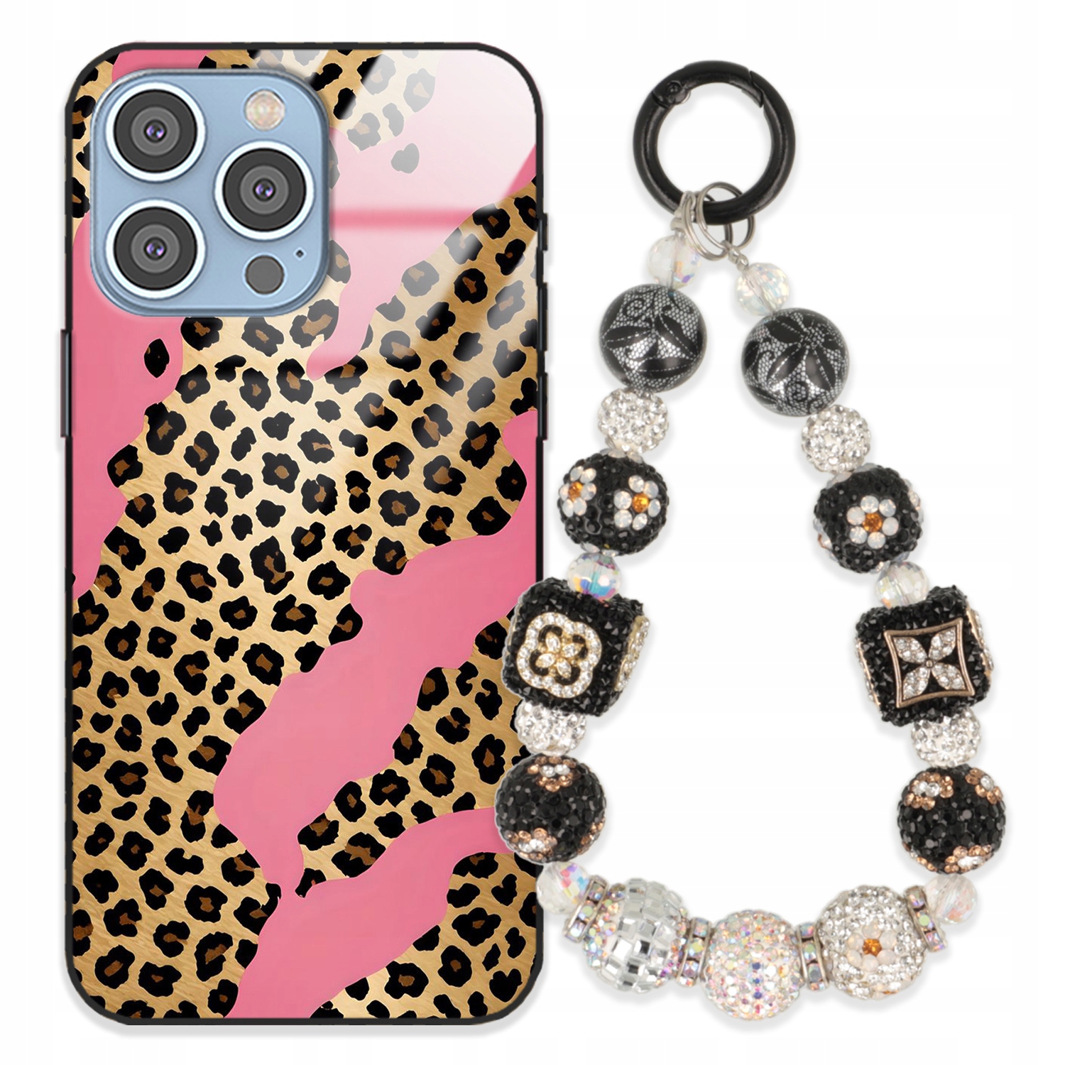 Puzdro Na Iphone 15 Pro Max Glass Kľúčenka Elegantné Prémiové Puzdro