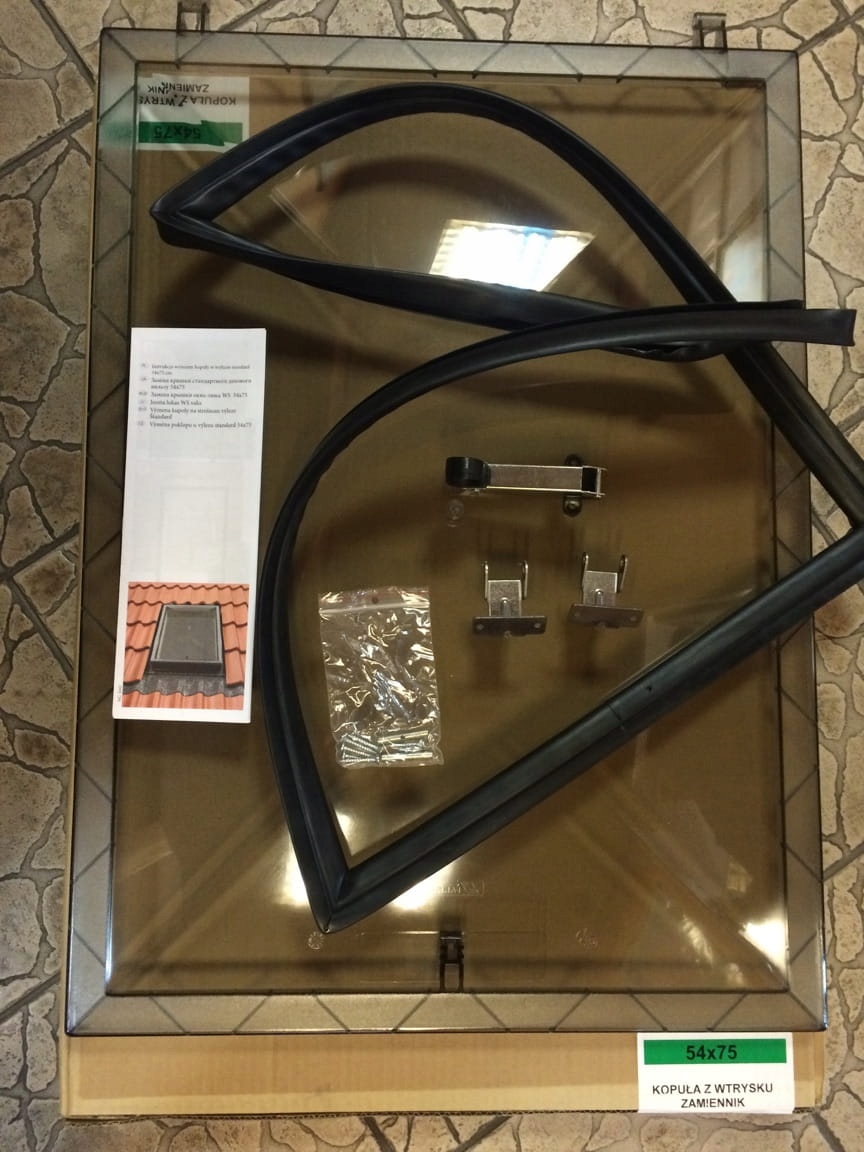 Kupola na strešný výlez Fakro Ws 54x75