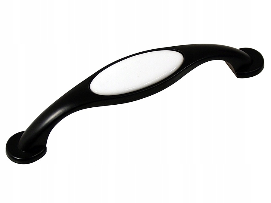 

Uchwyt Meblowy Retro 128 MM Czarny Z Porcelaną