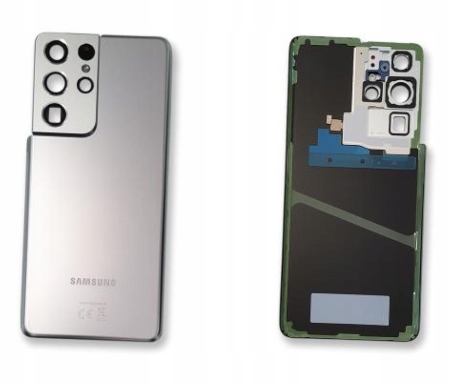 Org Klapka Galaxy S21 Ultra; SM-G998B, strieborná