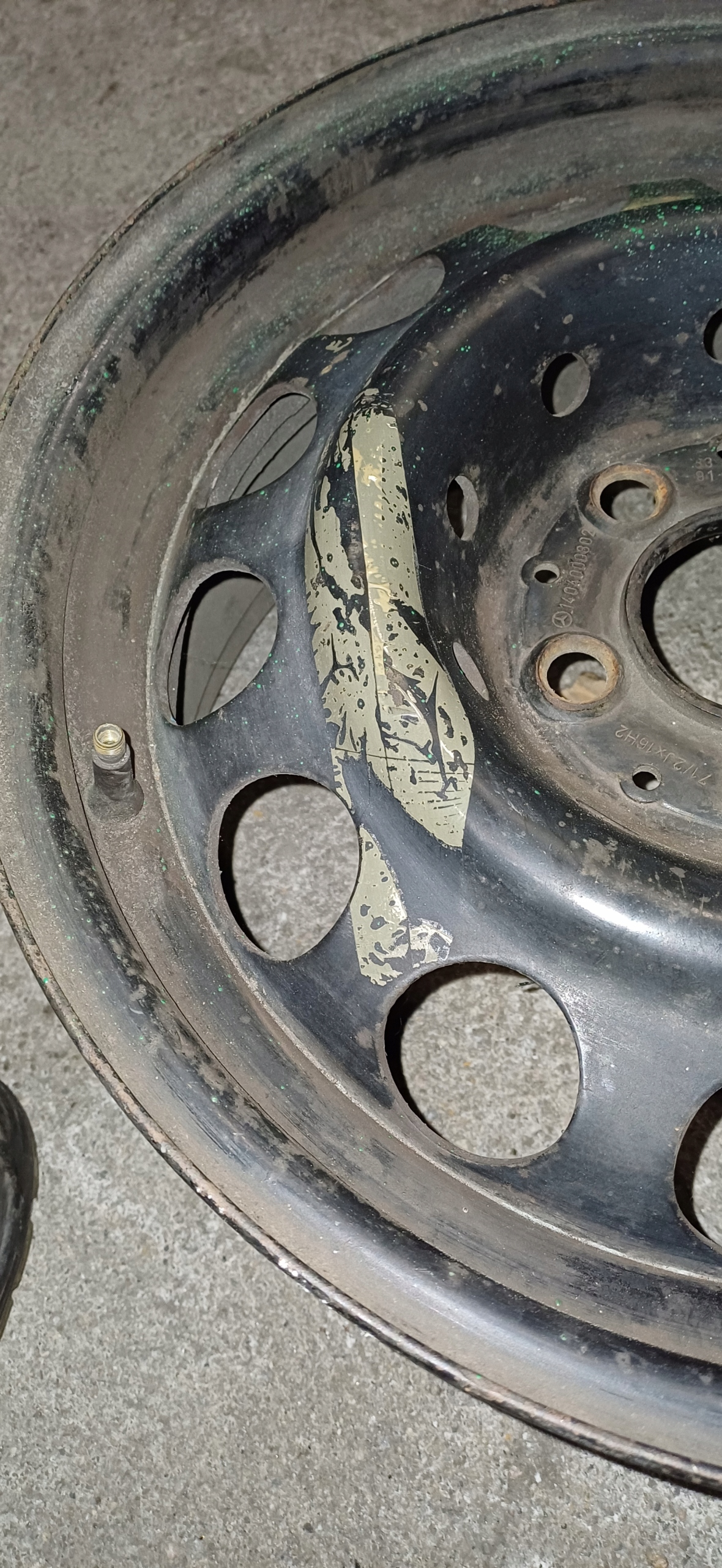 MERCEDES w140 c140 disk oceľový 5X112 7.5 ET51 R16