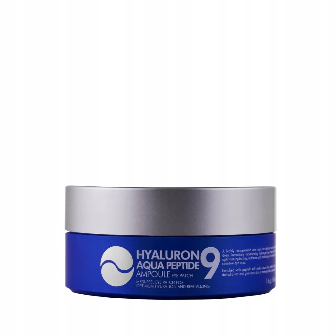 MEDI-PEEL Hyaluron Aqua Peptide 9 Ampoule Eye Patch 60 szt - wygładzające hydrożelowe płatki pod oczy — 8