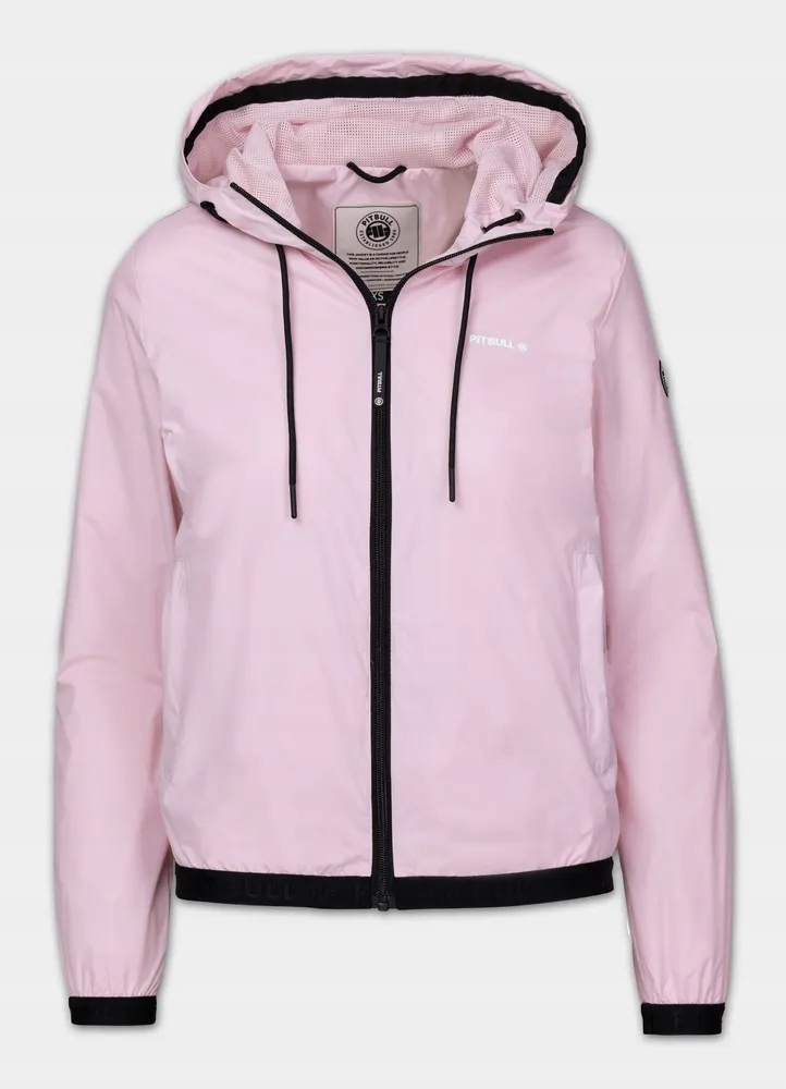 Damska Kurtka przejściowa z kapturem Pitbull wiatroszczelna sportowa Adena
