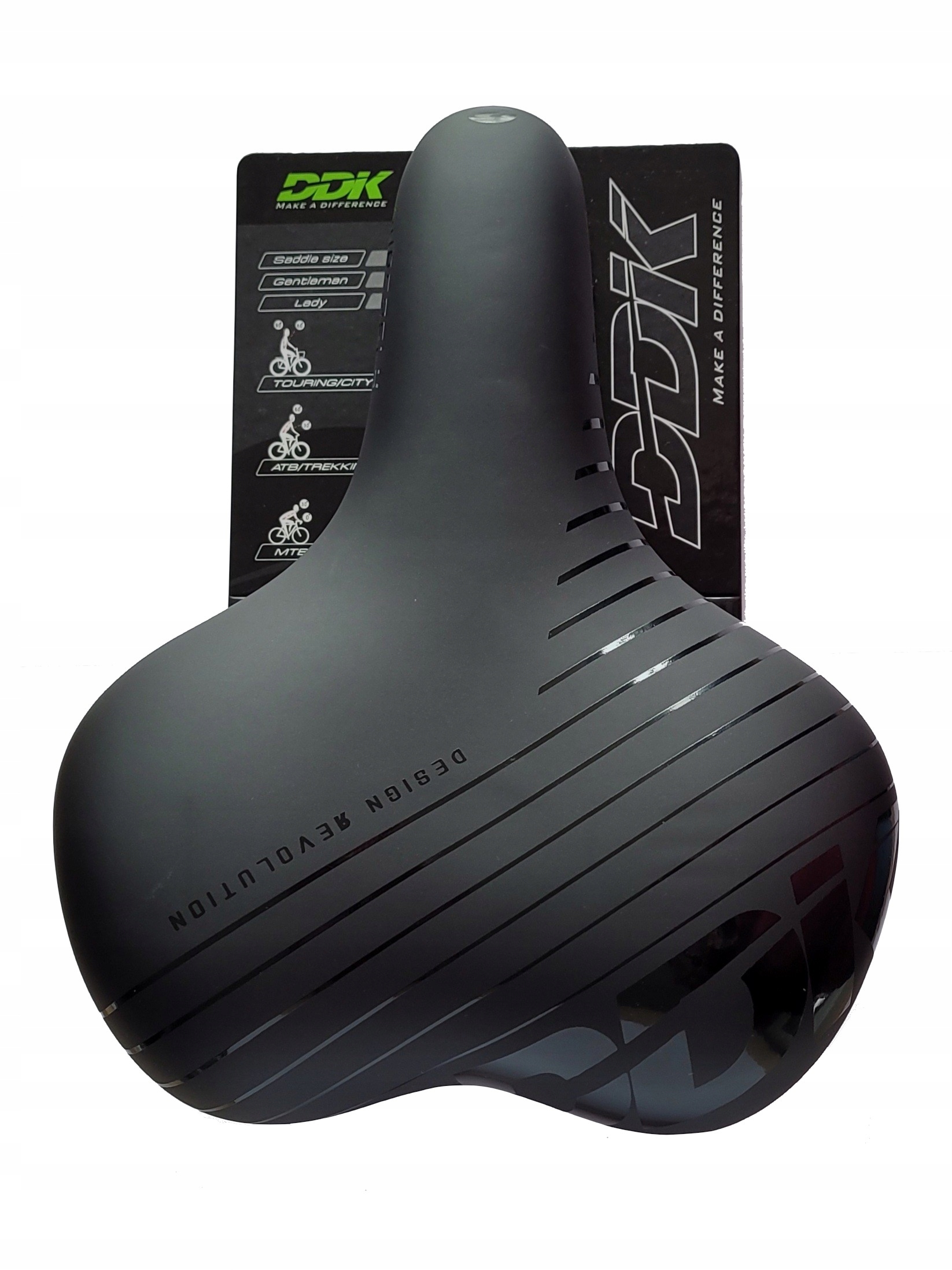 

Siodło Rowerowe Ddk Trekking D226 Superfly L=260mm