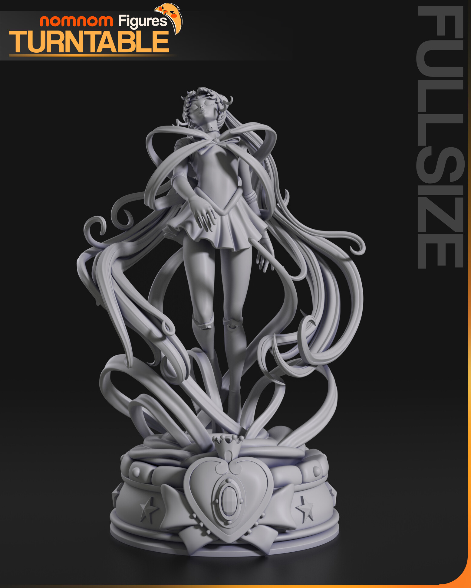 3D tisk figurky Sailor Moon NomNom 12K