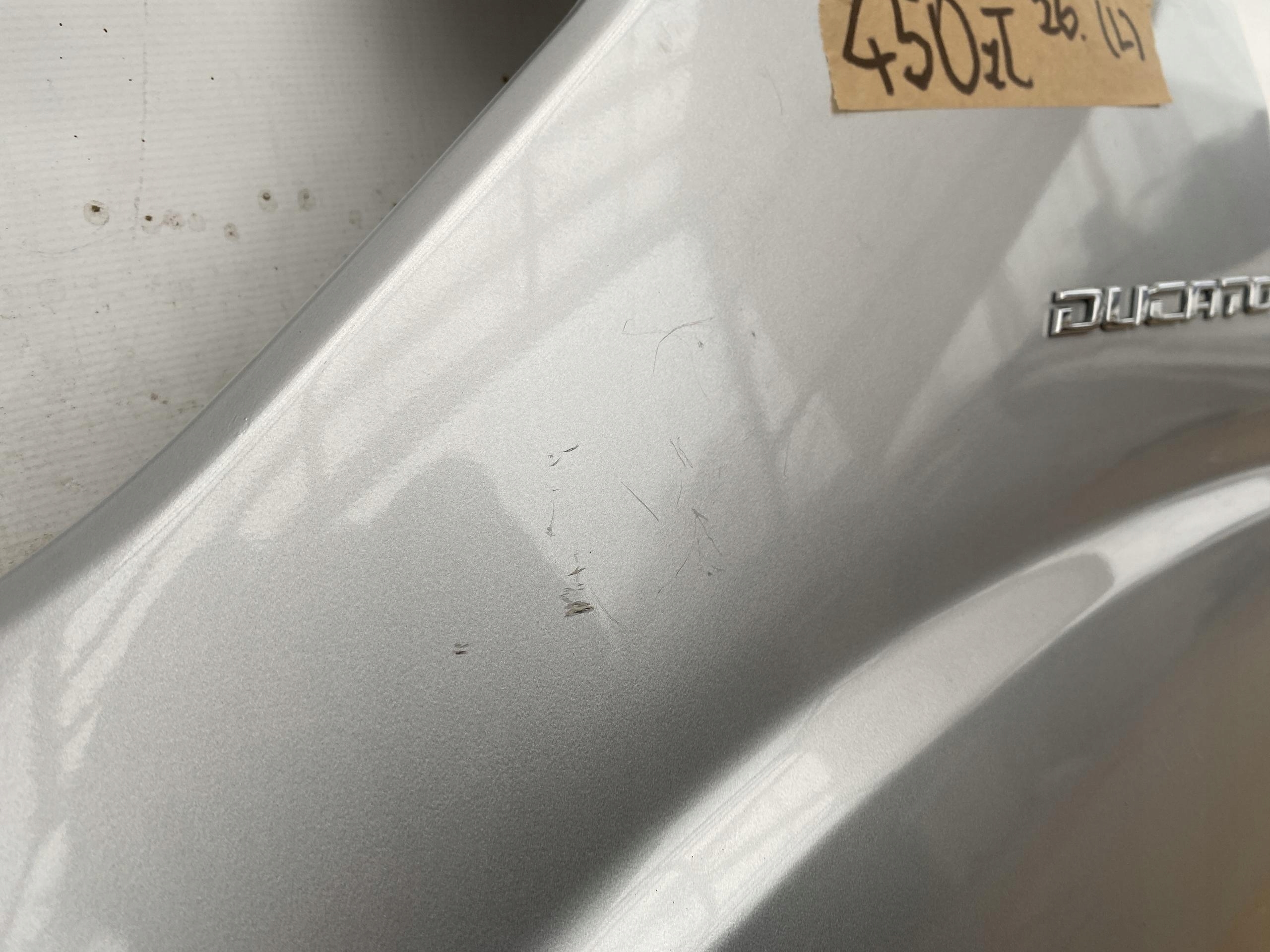 DUCATO BOXER JUMPER LIFT 14- fender front left SREBRNY