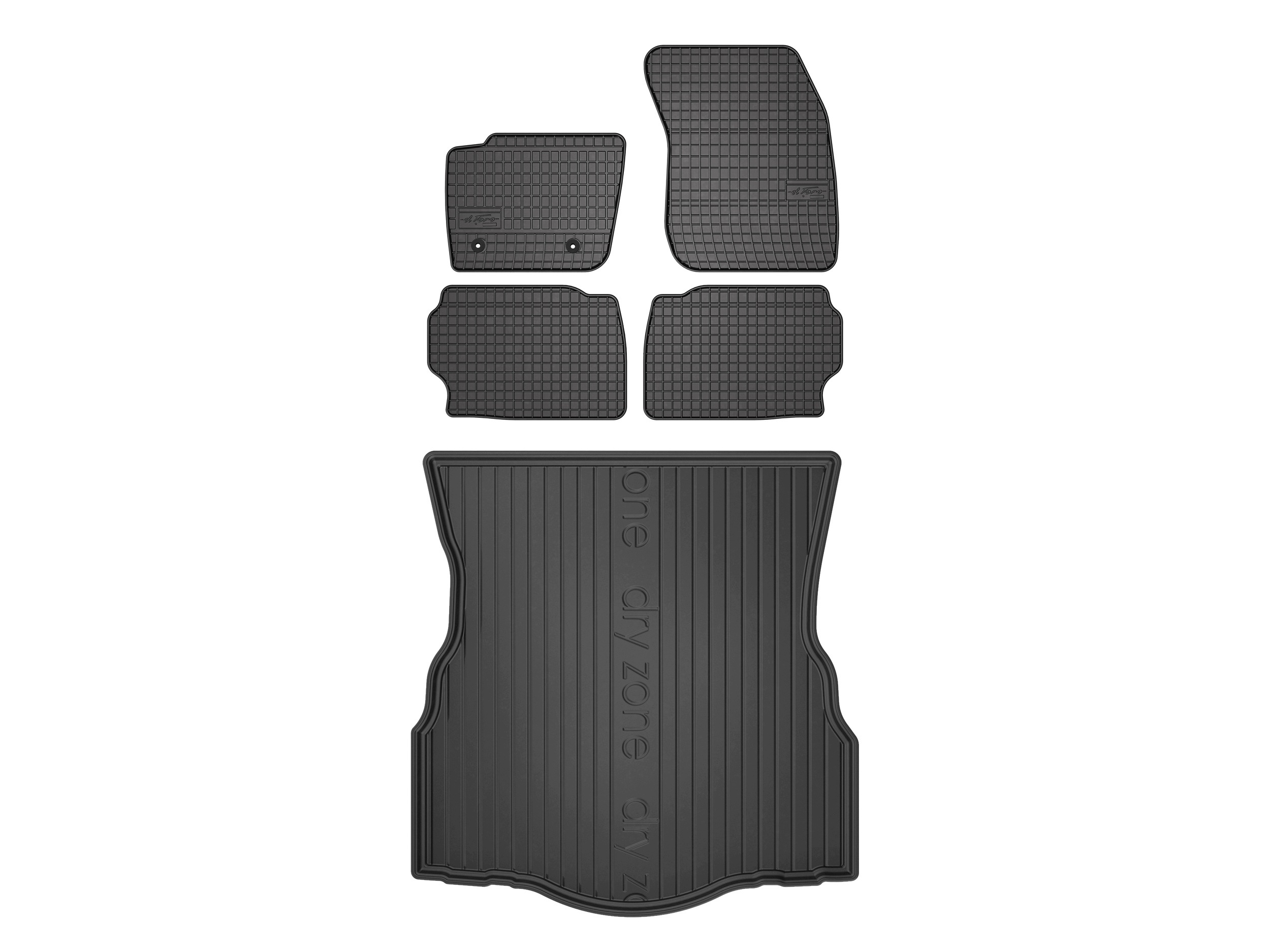 Koberce SolidPRO rohož DryZone pre: Ford Mondeo MK5 2015-2022 5 dielov