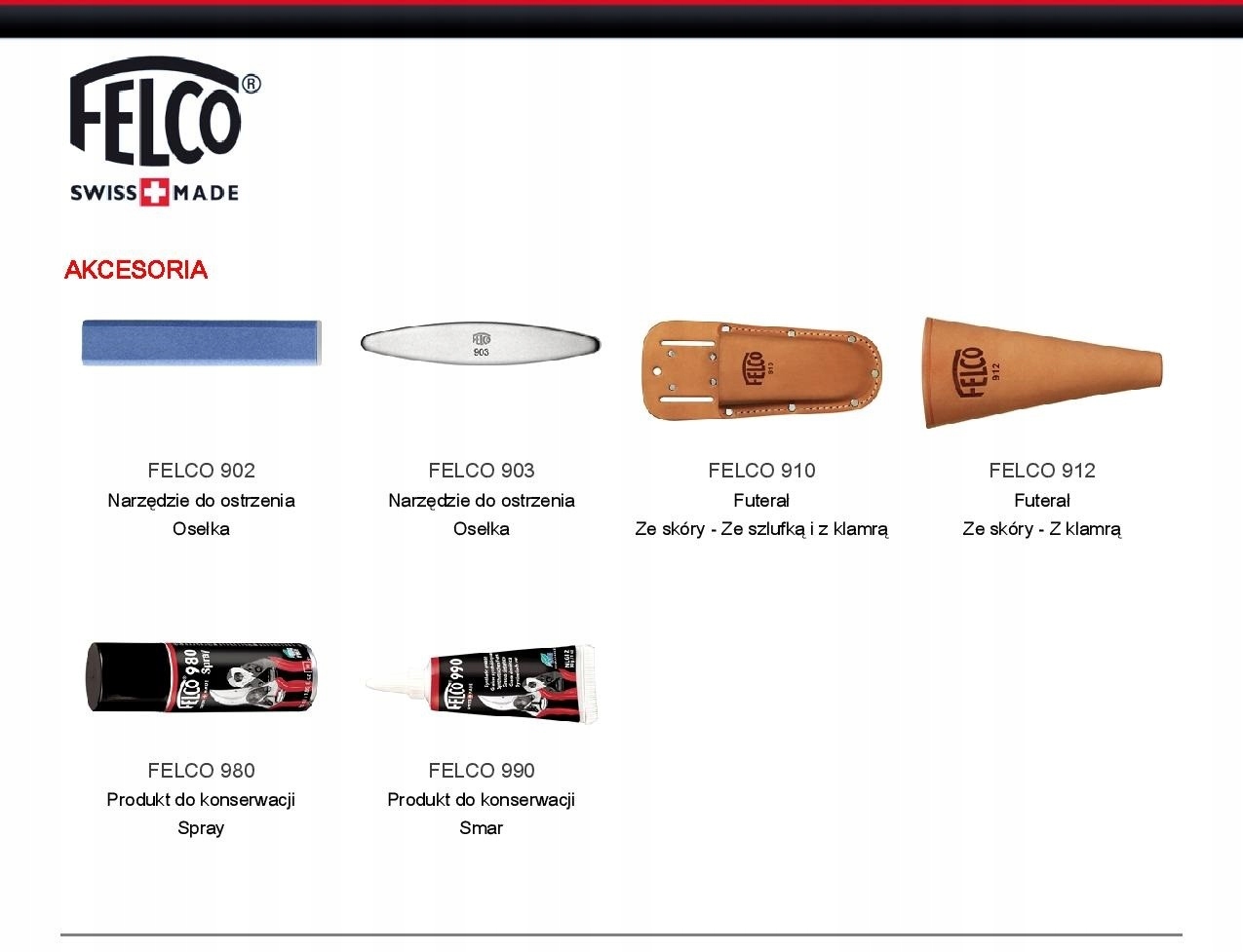 FELCO 160S Długość robocza 20 cm