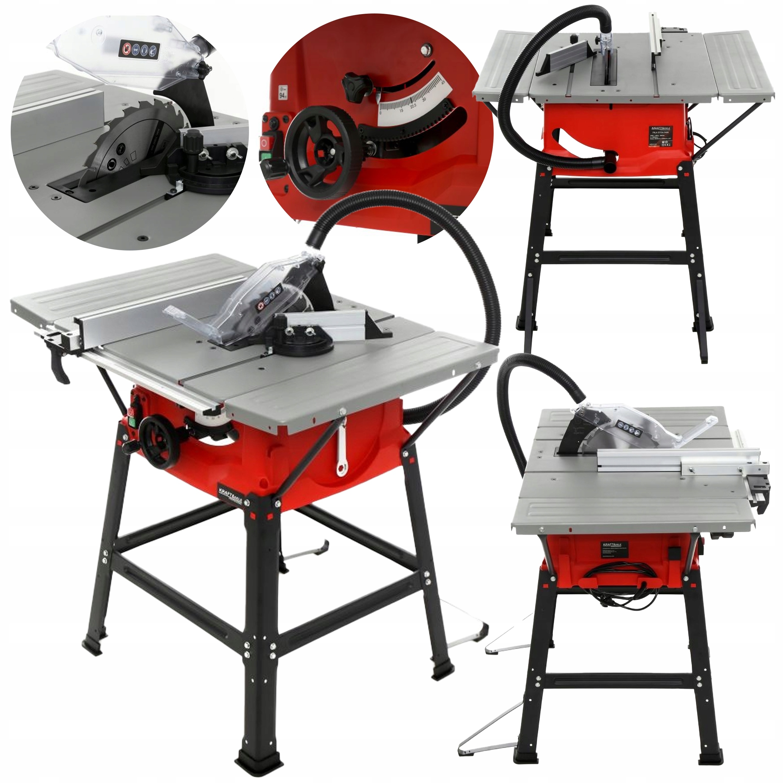 Piła Stołowa Tarczowa 2800W 250MM Do Drewna Z Odciągiem Pyłu