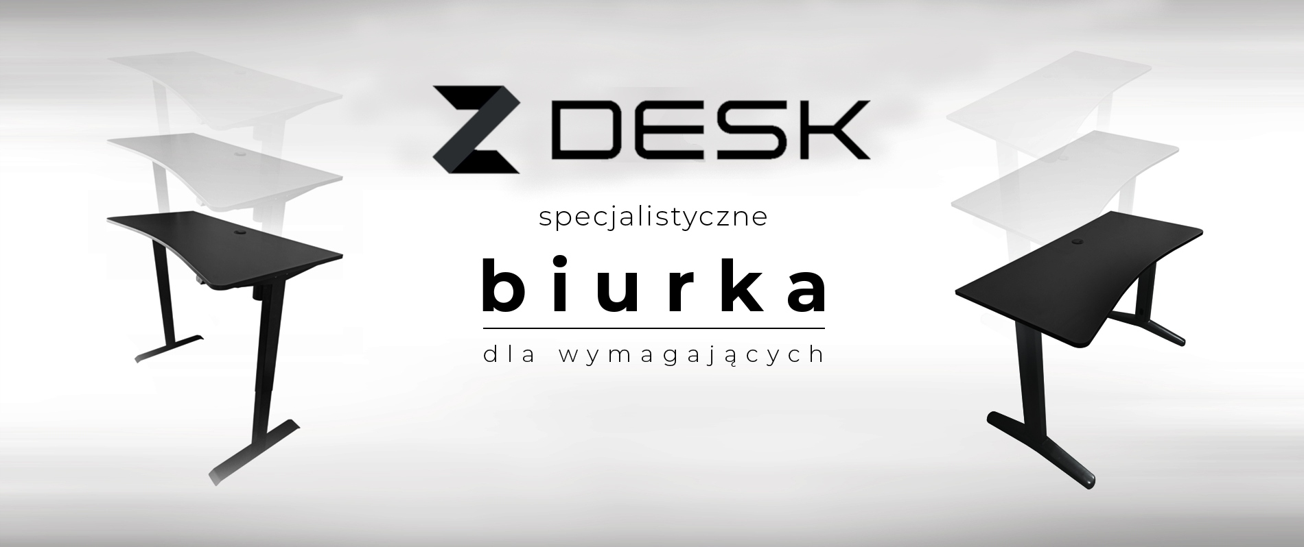 Biurko z regulacją wysokości Biurko regulowane Biurko elektryczne Materiał blatu płyta wiórowa