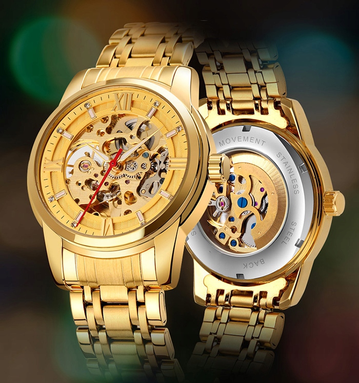 Zegarek męski SKMEI mechaniczny bransoleta 11560307517 - Allegro.pl