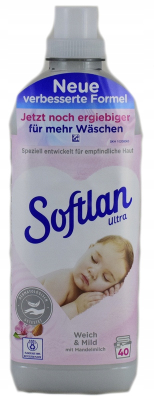 

Softlan płyn do płukania Weich & Mild 40 1l
